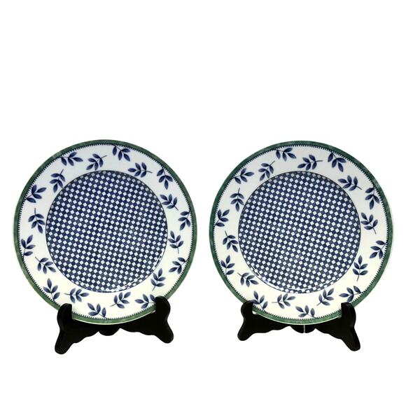 Villeroy & Boch Switch 3 1996-2020 Retired Castell 8.25" Salad Plates-Set of 2 - Picture 1 of 6